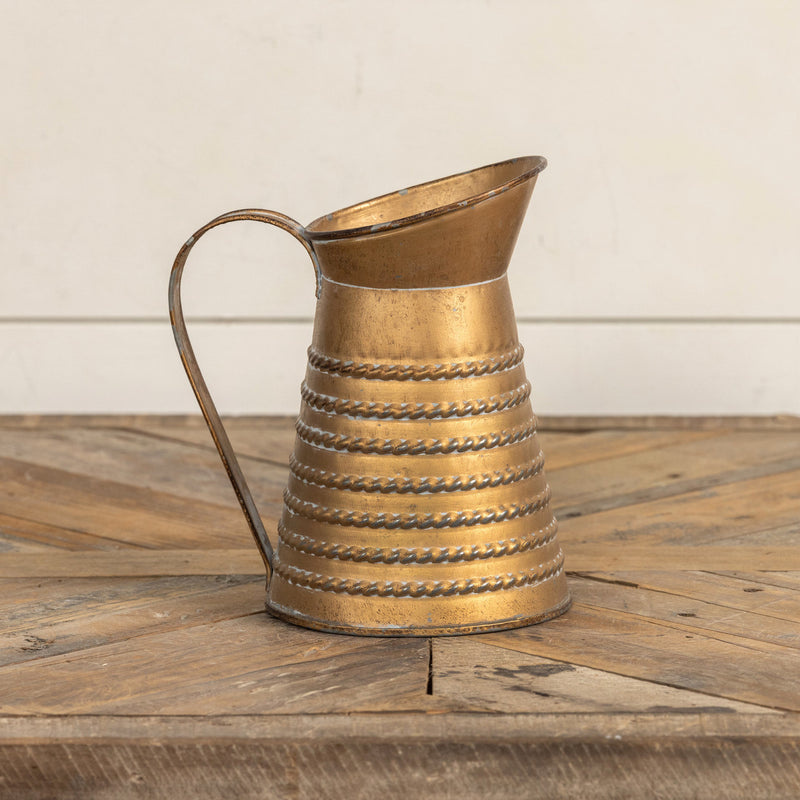 7" GOLD PITCHER