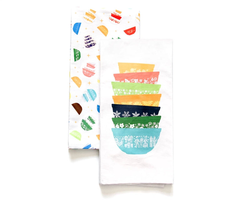 Pyrex Inspired Sparkle Tea Towel