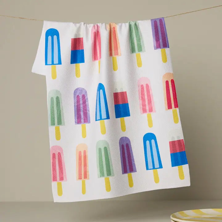 Geometry Tea Towel - Poppy Popsicles