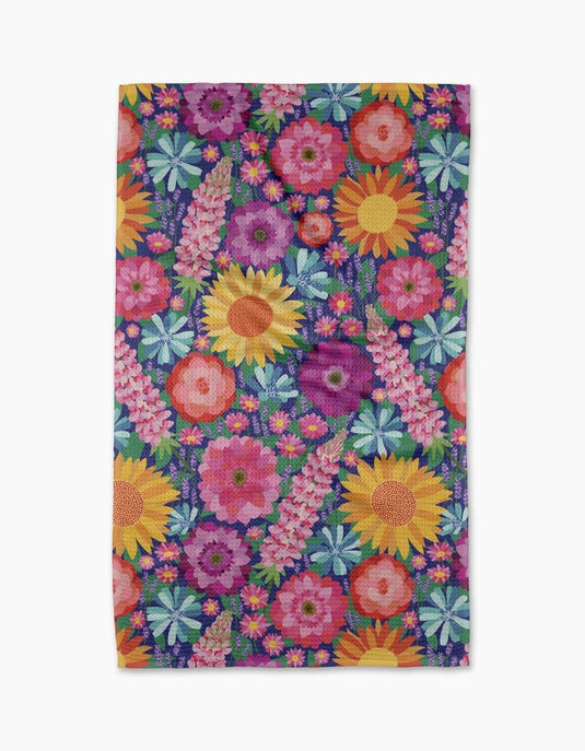 Geometry Tea Towel - Spring Blooms