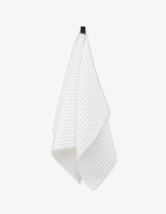 Geometry Waffle Hand Towel - CLOUD