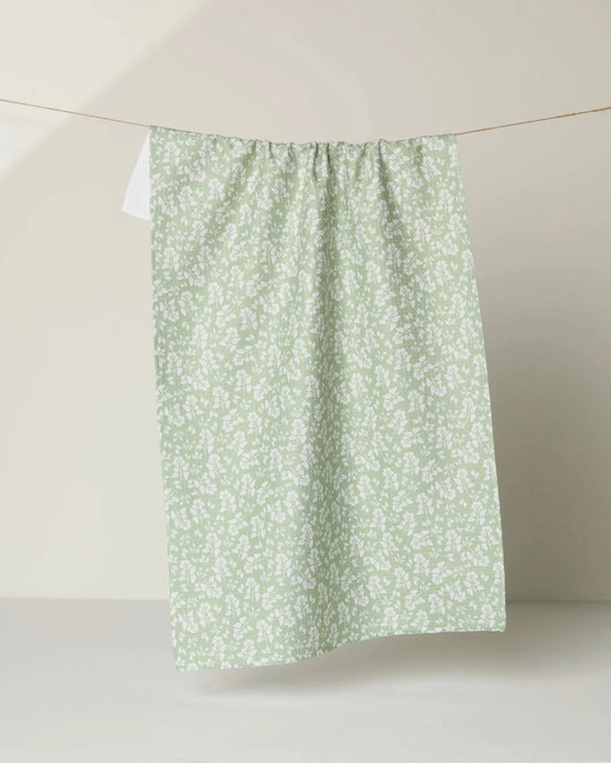 Geometry Tea Towel - Sage Garden