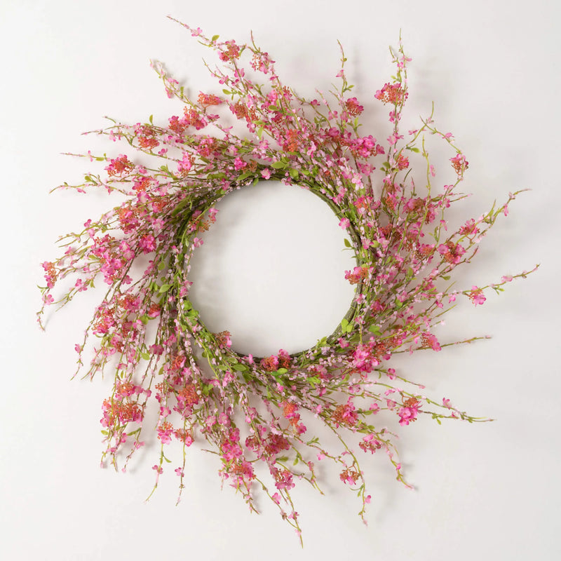 Pink Blossom Wreath