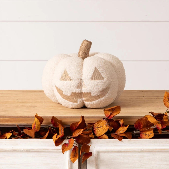 White Plush Jack O'Lantern