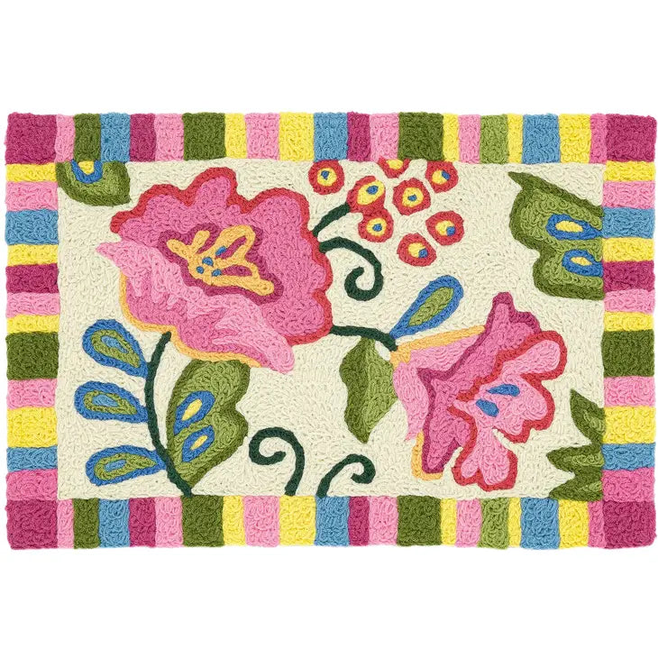Pink Petals Jellybean® Rug 20" X 30"