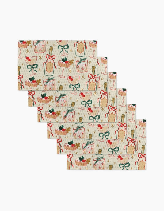 Geometry Not Paper Towel - Christmas Cocktails