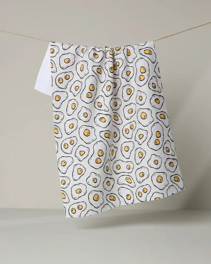 Geometry Tea Towel - Sunny Side Eggs