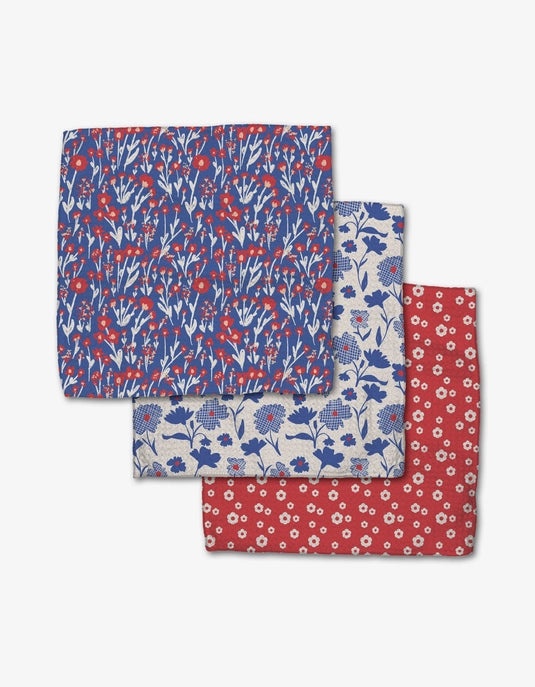 Geometry Dishcloth Set - Royal Garden