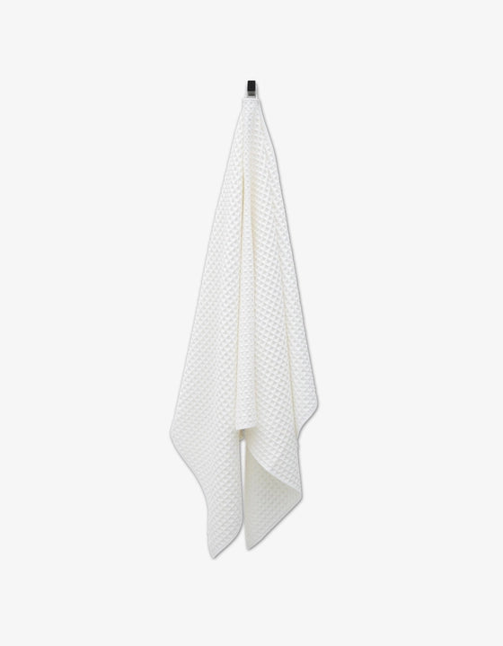 Geometry Waffle Bath Towel - CLOUD