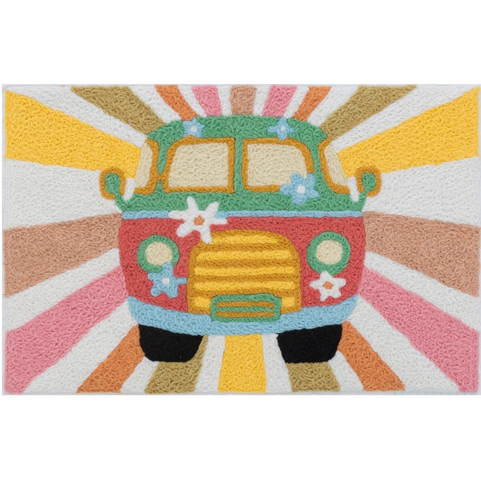 Peace Love Bug Jellybean® Rug 20" X 30"
