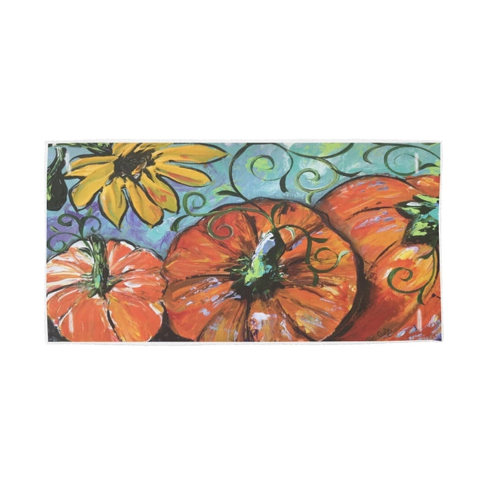 Kristie's Pumpkins Sunflower Lumbar Swap