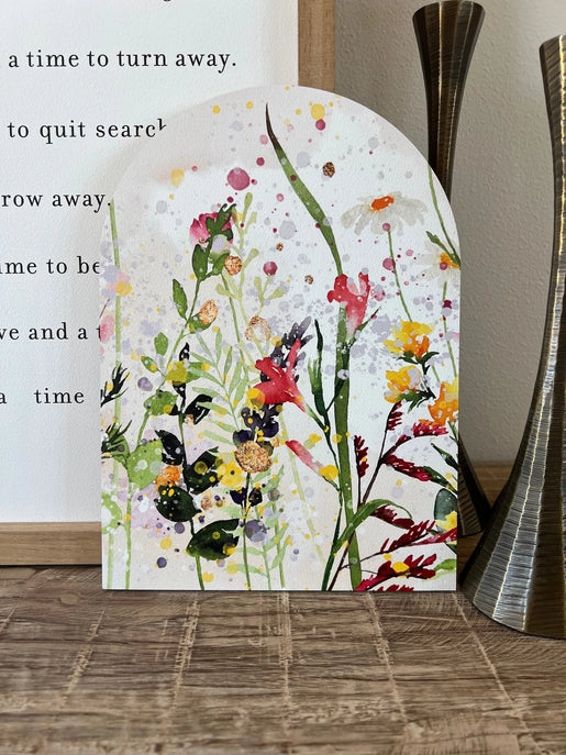 Summer Watercolor 2 Arch w/ Base