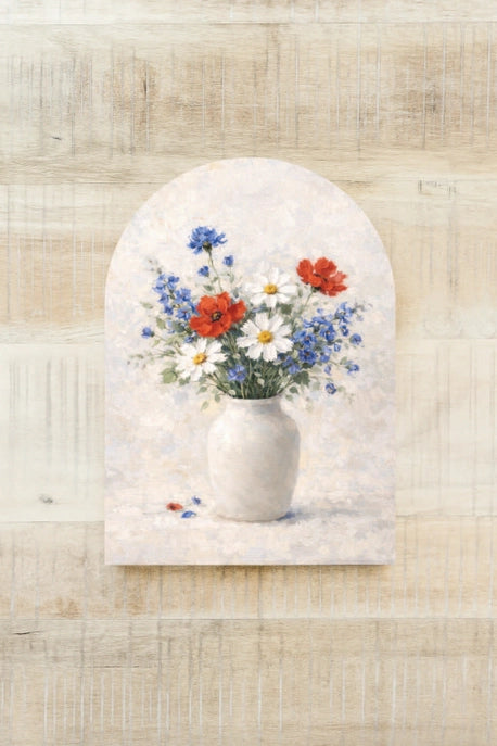 5x7 Americana Bouquet Arch w/ Base