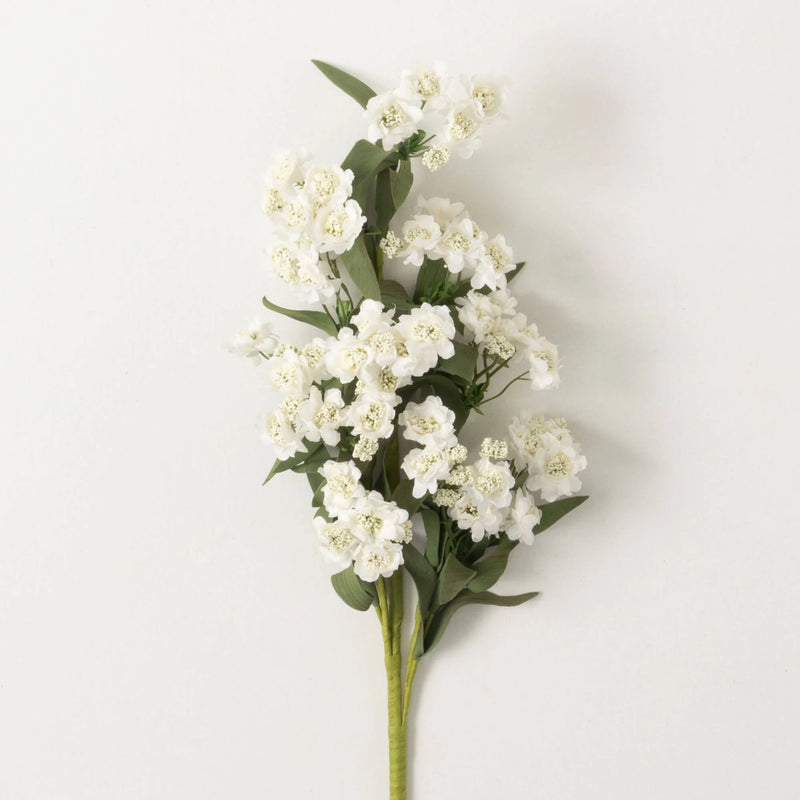 Cream Cherry Blossom Stem