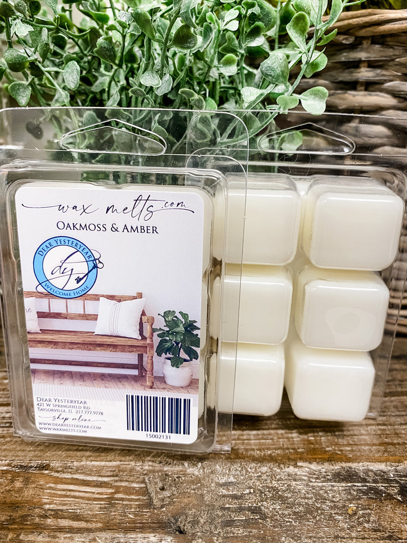 Oakmoss and Amber Wax Melt