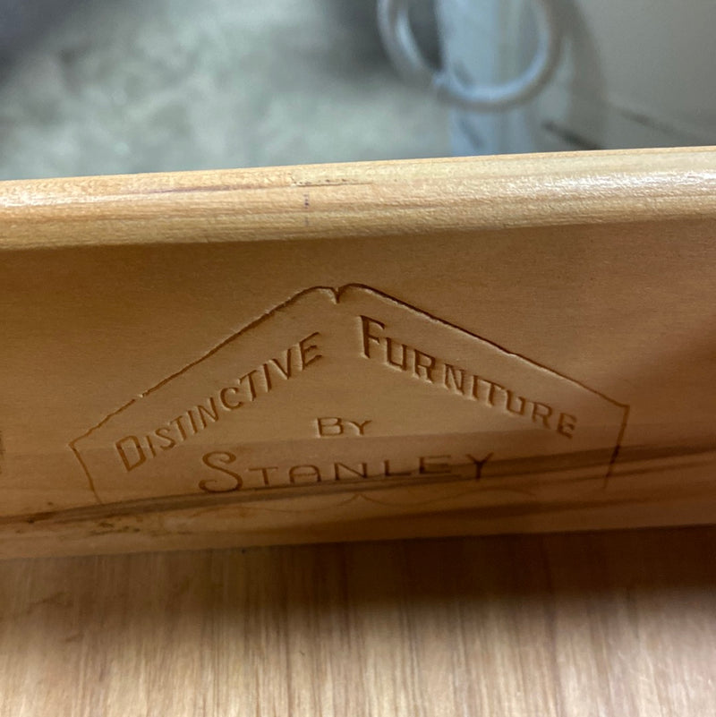 Stanley Mid Century Bi-Level End Table - Set of 2