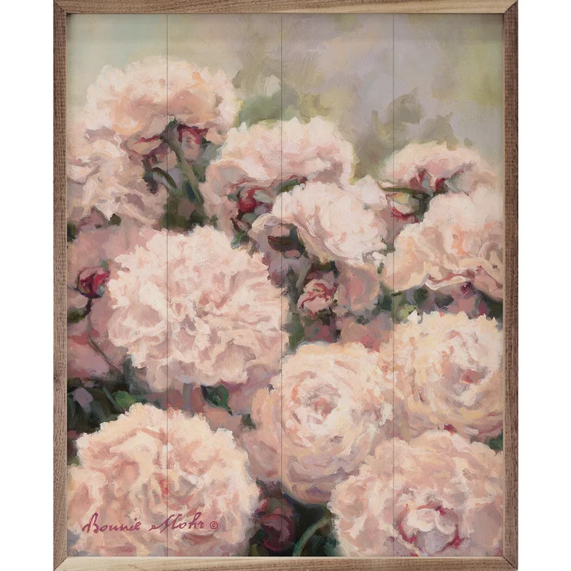 24x30 Peonies Blush