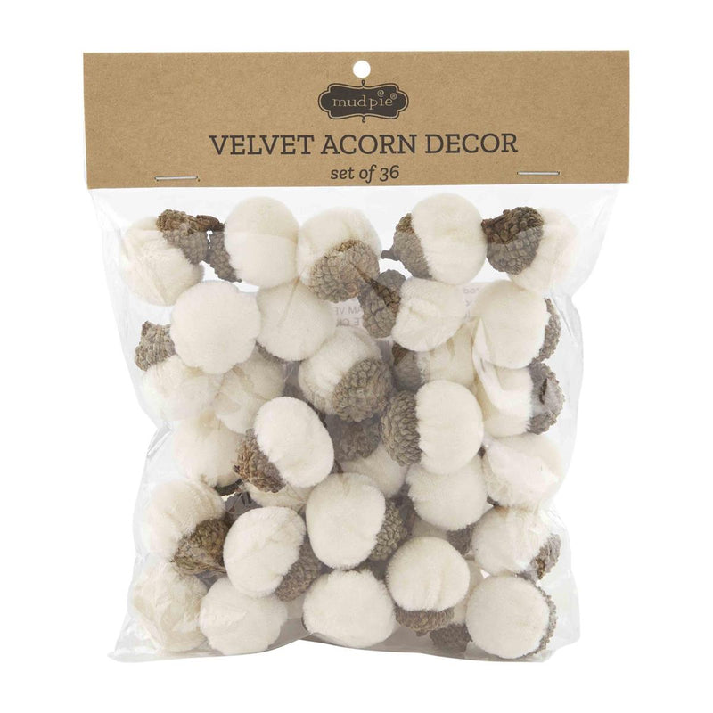 Velvet Acorn Filler Set