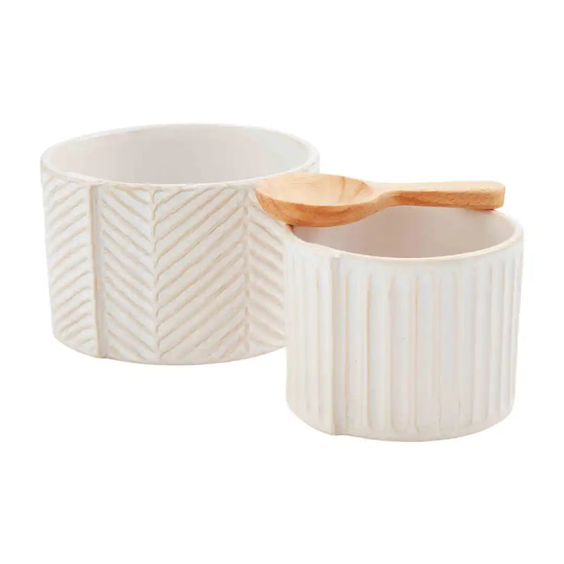 Textured Tidbit Dish Set