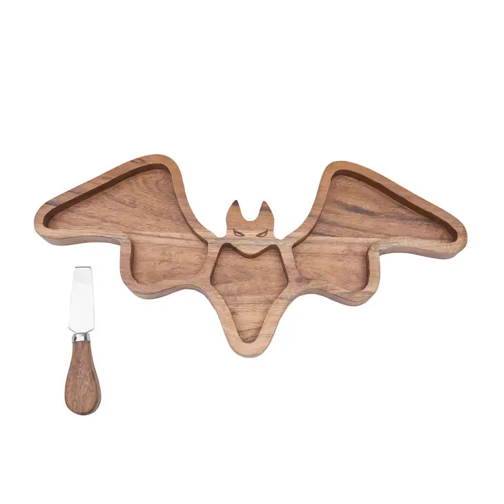 Charcuterie Serving Board with Spreader-Bat