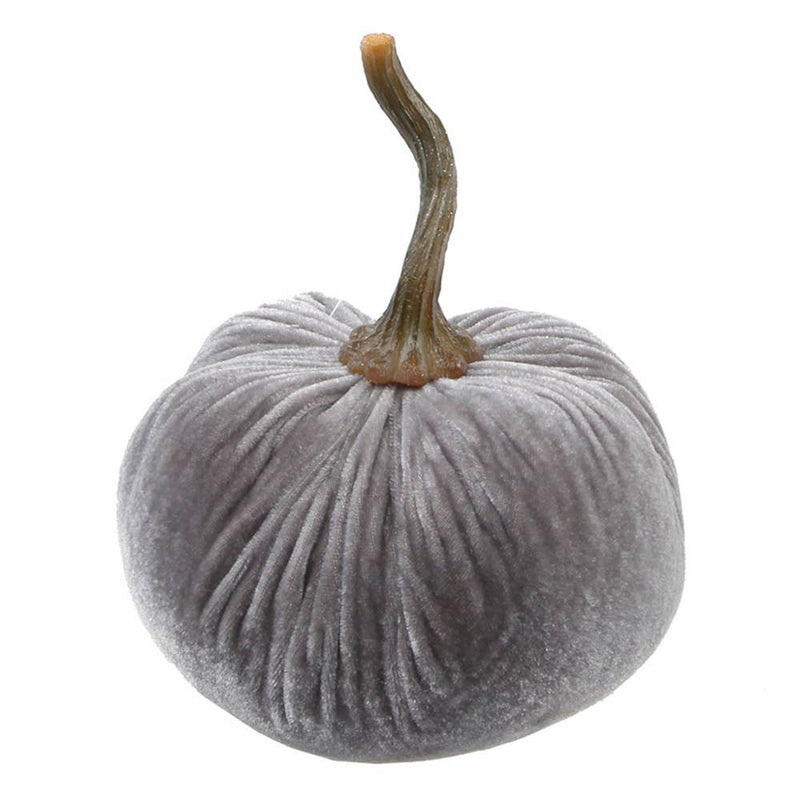 6" Velvet Pumpkin Gray