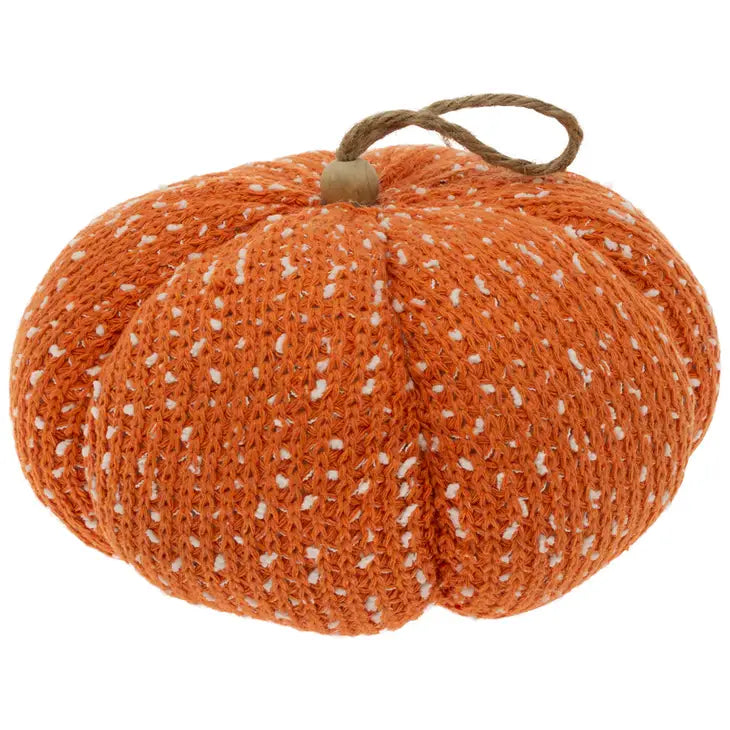 10" Diameter Plush Speckle Pumpkin Fall- 3 Fall colors