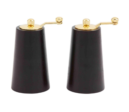 BLACK SALT & PEPPER GRINDER SET