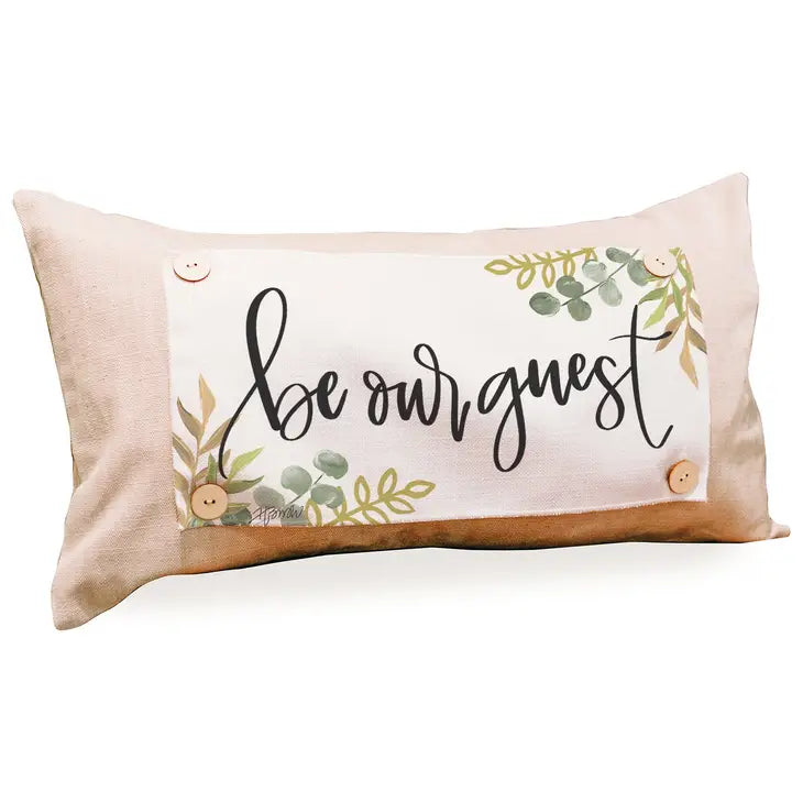 Be our guest online pillow cover