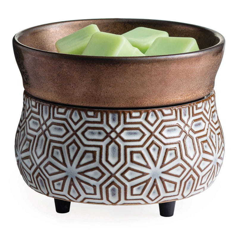 Wax Melter - Bronze Geometric