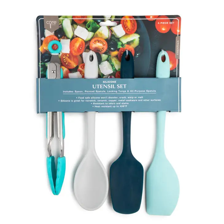 4pc Silicone Utensil Set