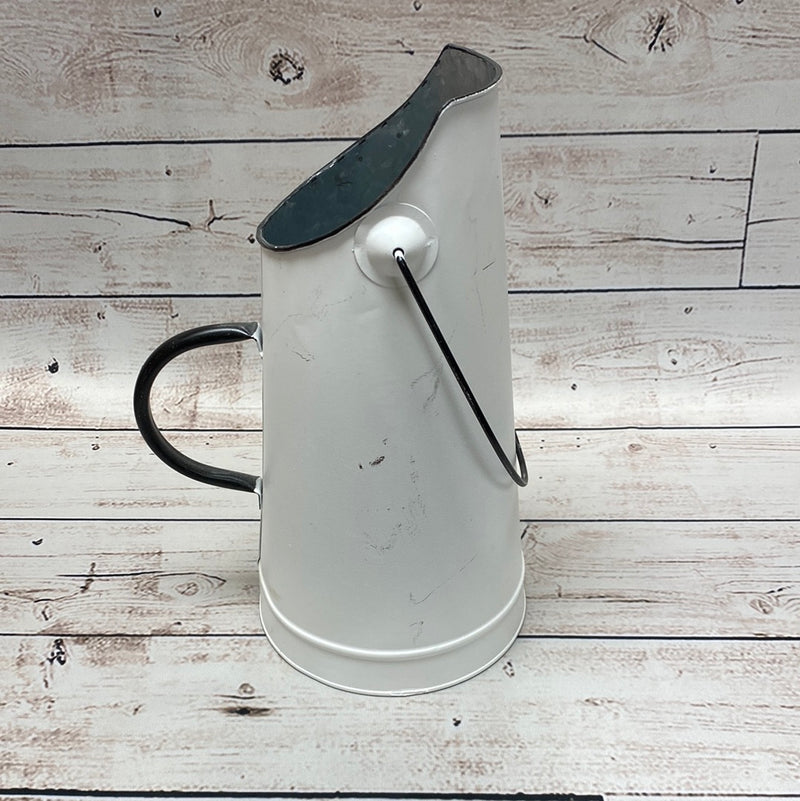 Enamel White Jug