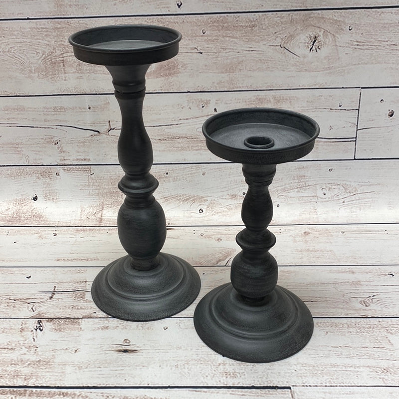 Dark Gray Candle Holder