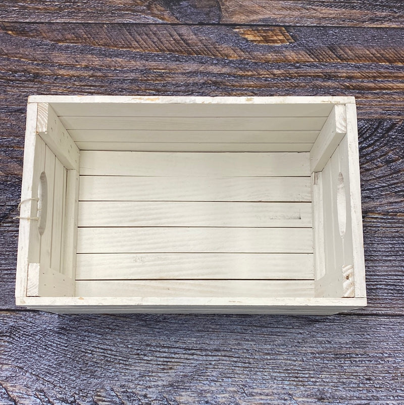 Half Bushel Lathe Crate w/ Handle