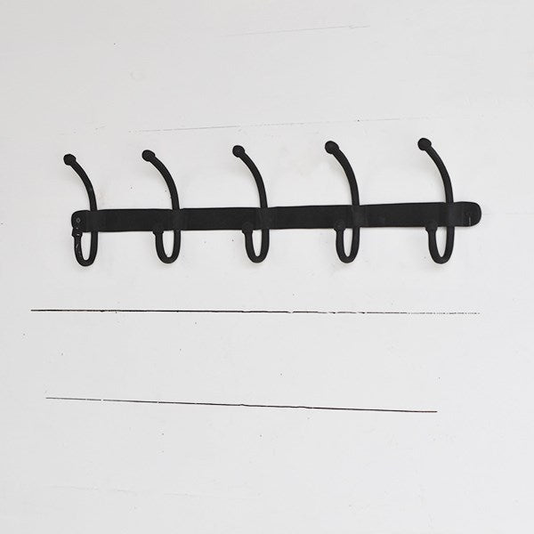5 HOOK IRON WALL HANGER