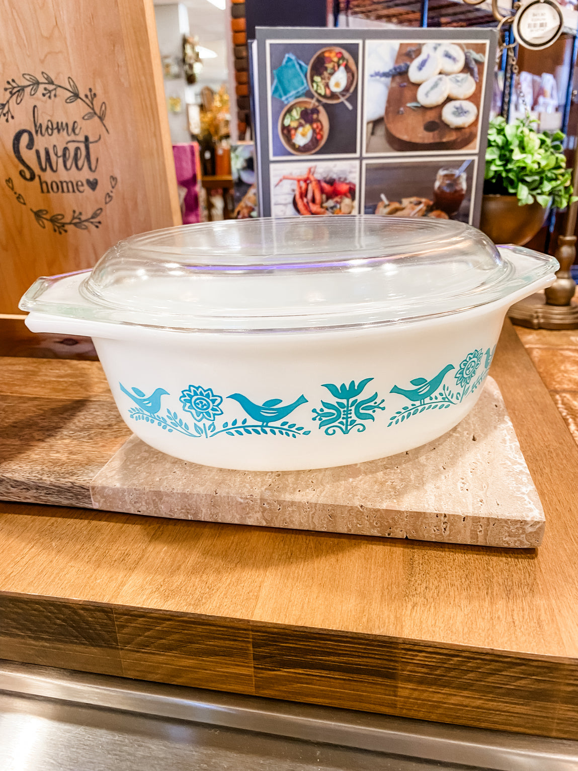 Oval pyrex dish with lid shop