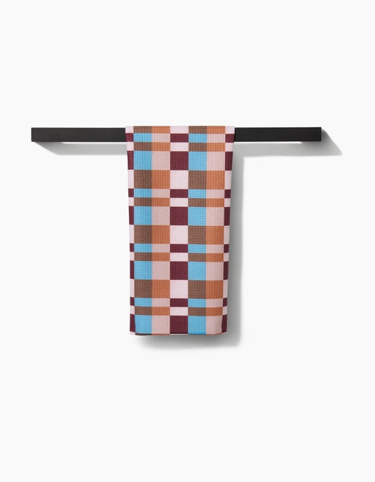 Geometry Tea Towel - Cozy Day Checkers