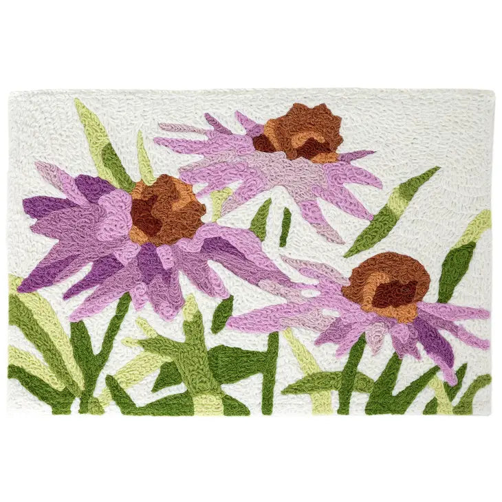 Violet Daisy Garden Jellybean® Rug 20" X 30" - Garden