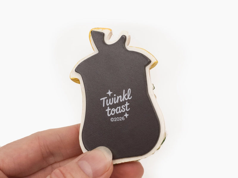 Merry Mushroom Fridge Magnet