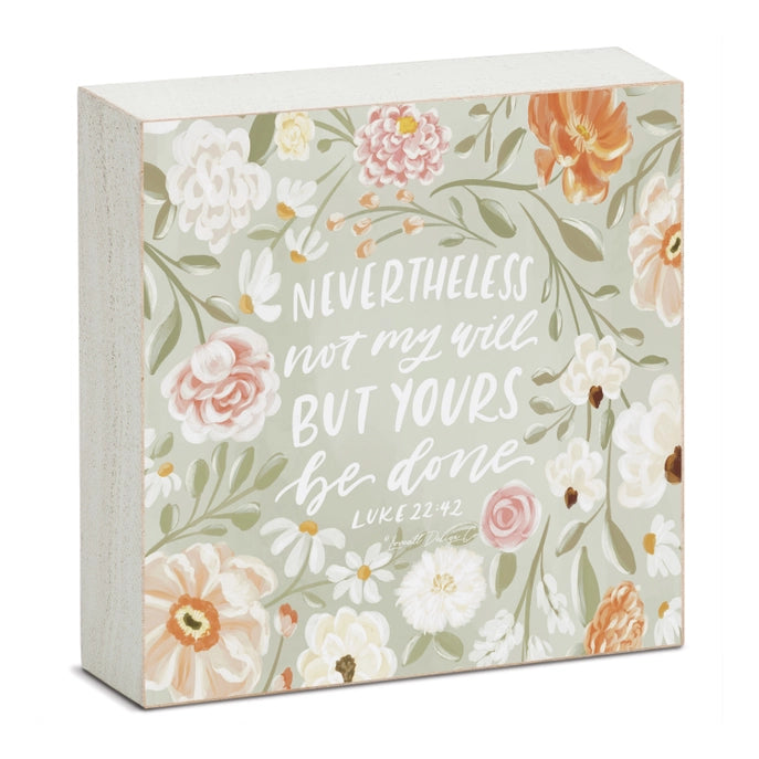 Lovely Scriptures Wood Block Sign