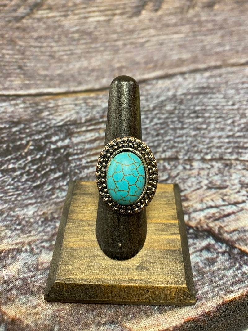 Turquoise Gemstone Ring