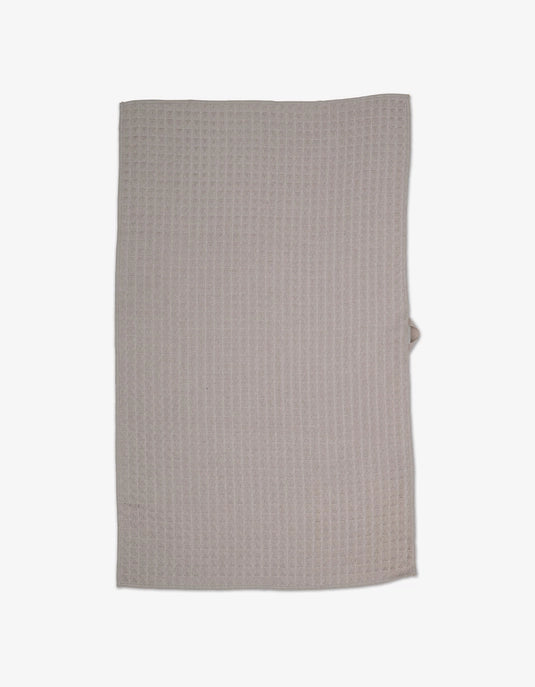 Geometry Waffle Hand Towel - TAUPE