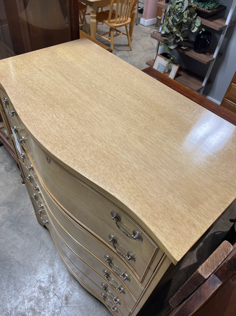 Bow Front Mid Century Chest of Drawers