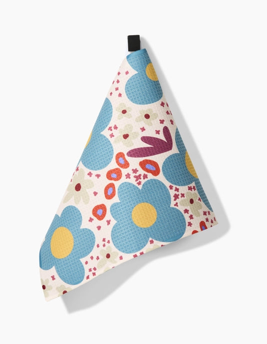 Modern Spring Floral Bar Towel