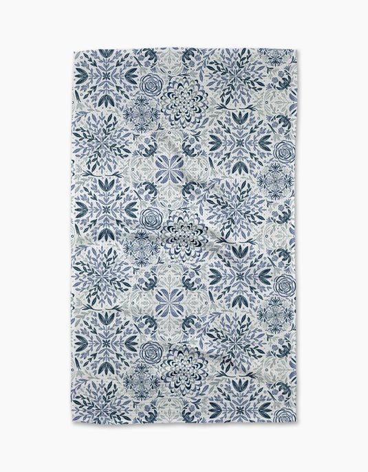 Geometry Tea Towel - Floral Medallions