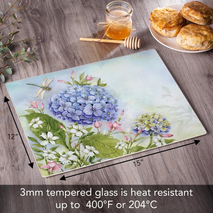 Nature's Grace 15x12 Tempered Glass Cutting Board