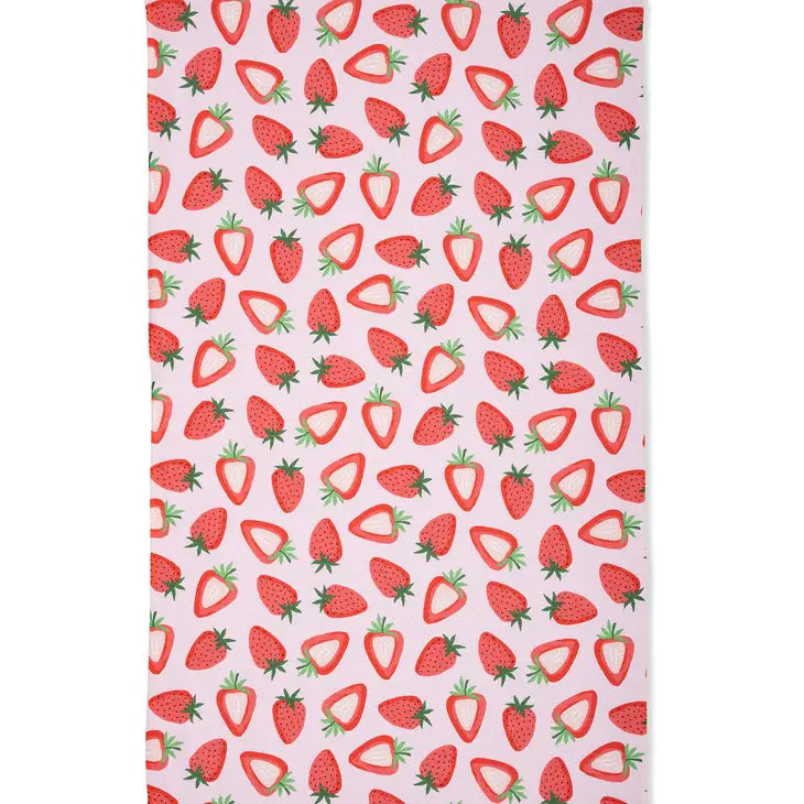 Sweet Strawberry Tea Towel