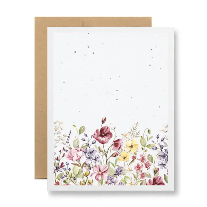 Plantable Card- Wildflower Border