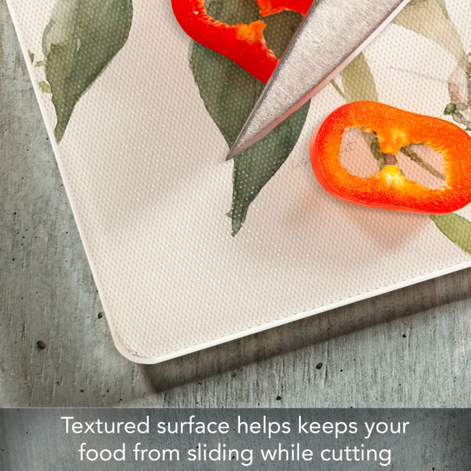 Blessed by Nature 15x12 Tempered Glass Cutting Board