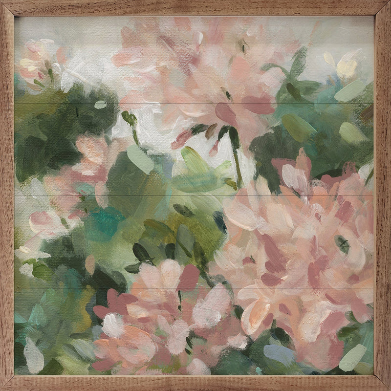 24x24 Geranium Garden Wall Art