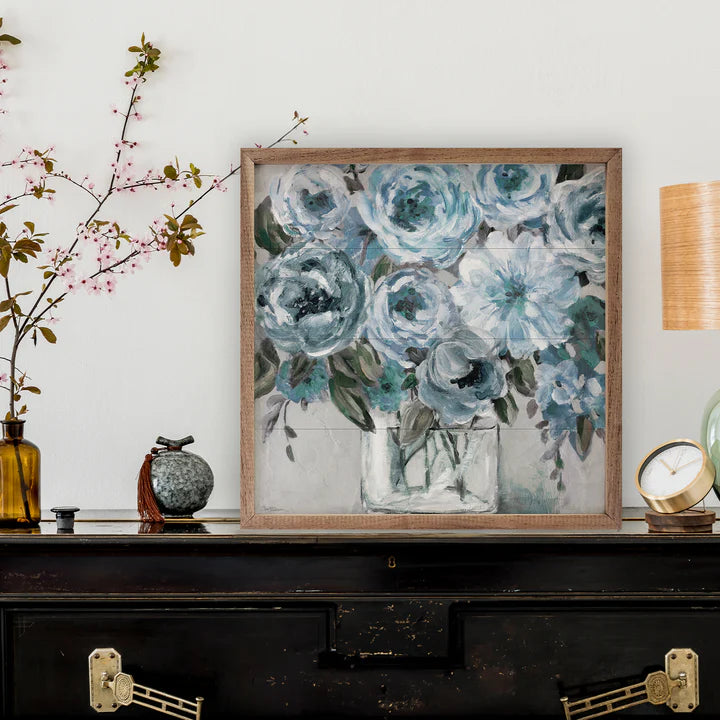 Painterly Blues Wall Art